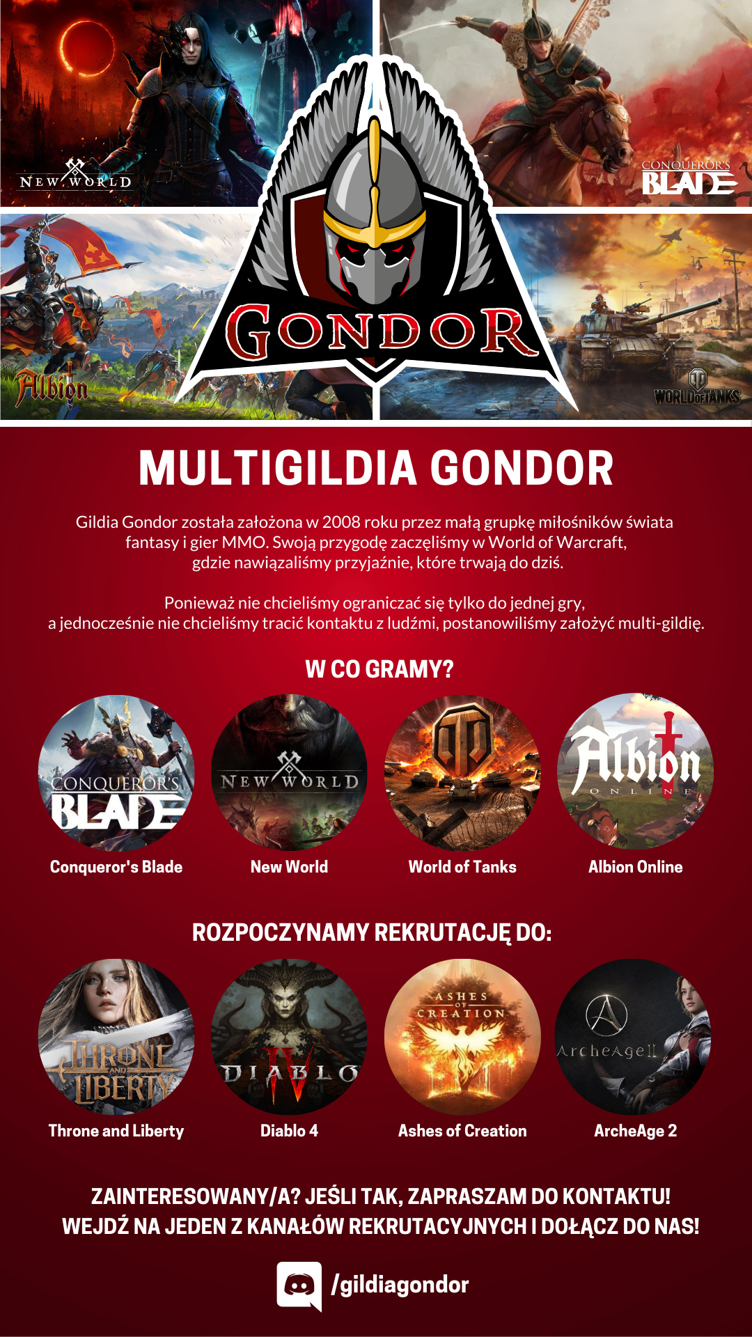 Multigildia Gondor rekrutacja